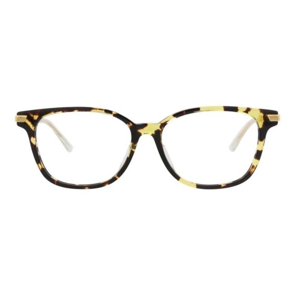 Bottega Veneta Womens Square/Rectangle Havana Gold Transparent Fashion Designer - Picture 1 of 4